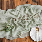 Wedding Party Tablecloths - 3-Piece Green Decorations Set