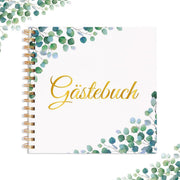 Eucalyptus Guest Book, 60 Page Wedding Keepsake