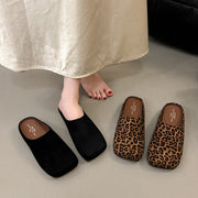 Leopard Print Summer Slippers for Women