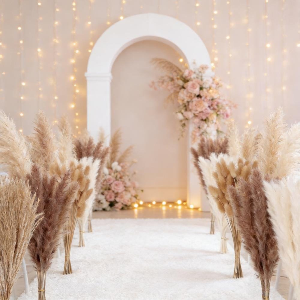 300-Piece Dried Flower Bouquet Set for Weddings & Events
