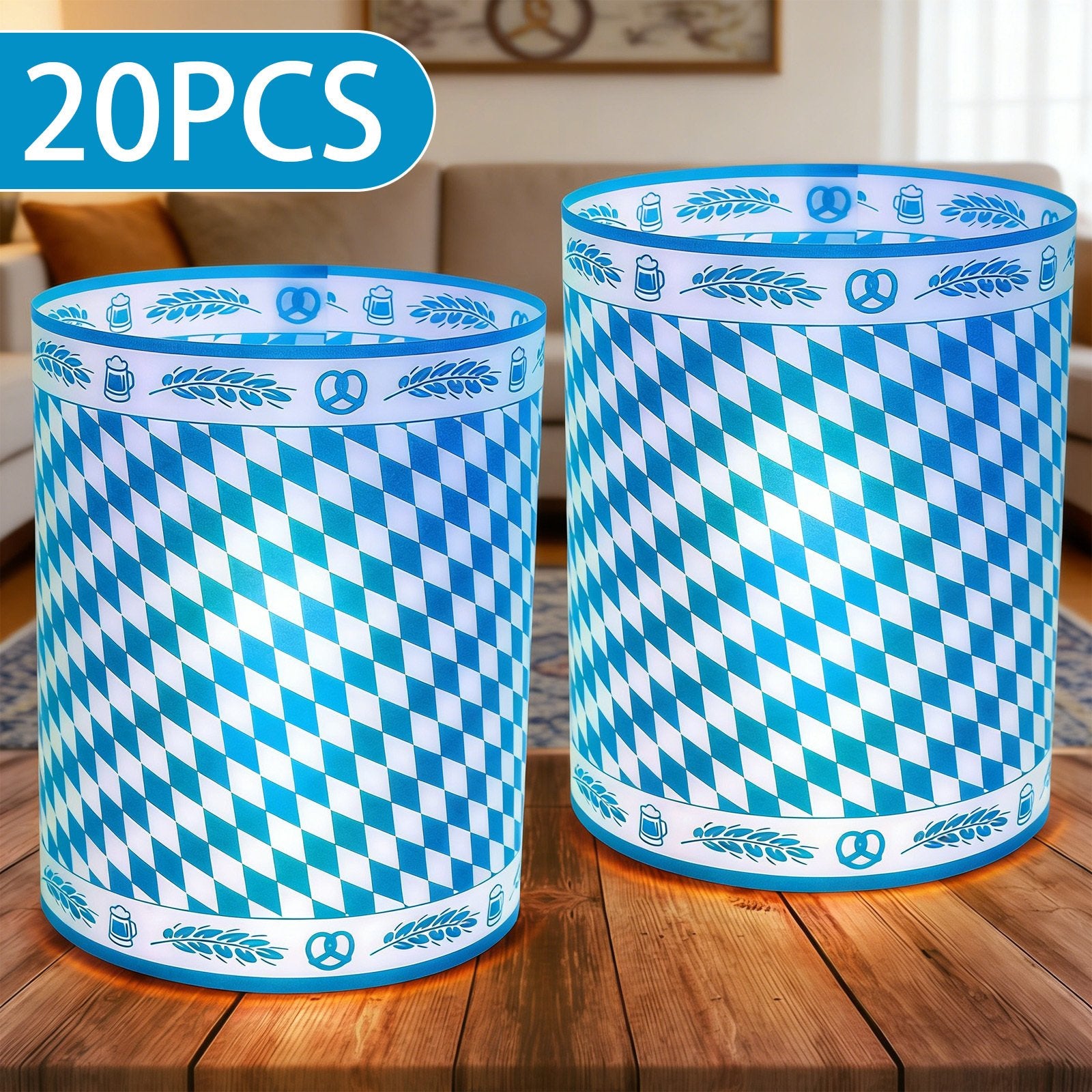 Oktoberfest Beer Festival Decorations - 20-Lamp Set