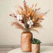 Fall Boho Dried Flower Bouquet - 84 Piece Autumn Decor