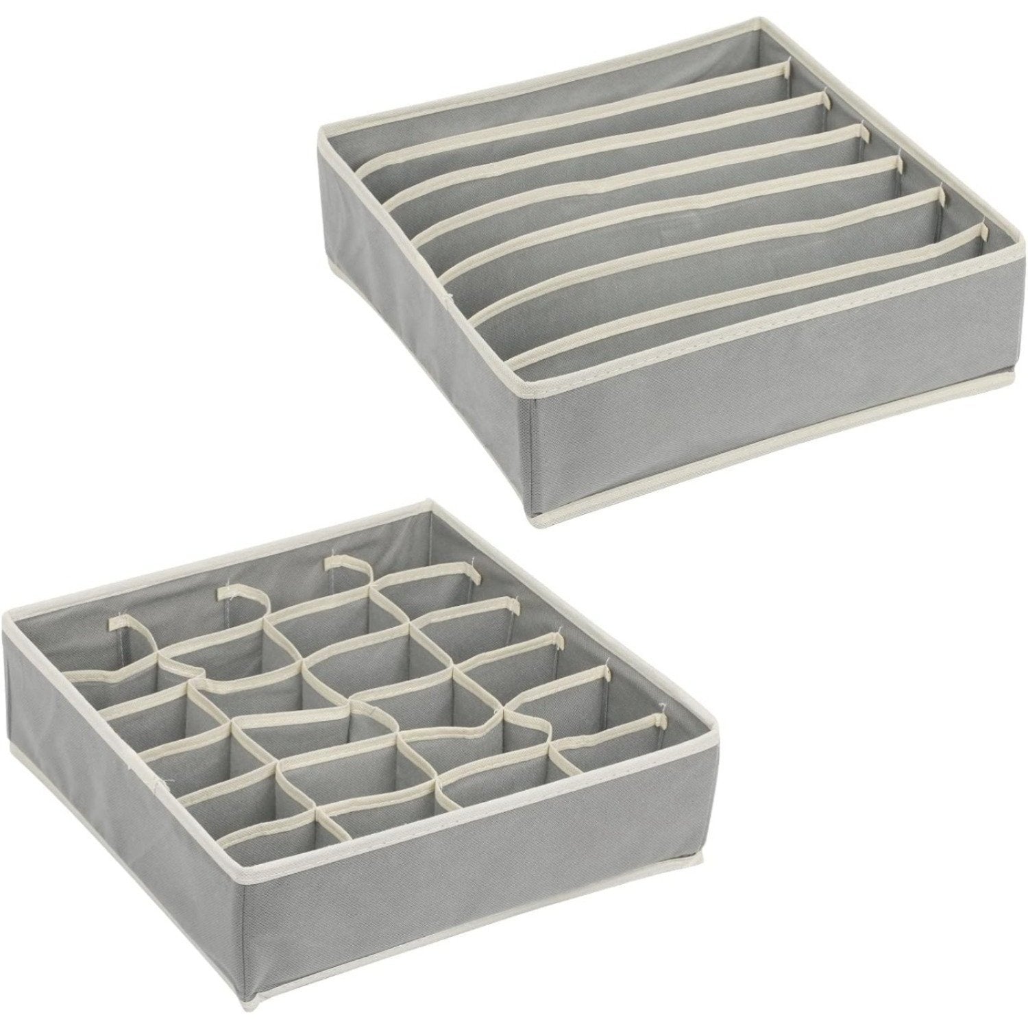 Drawer Organizer 2-Piece Set - Storage Boxes & Wardrobe Organizers