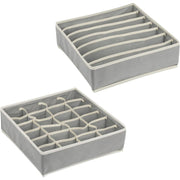 Drawer Organizer 2-Piece Set - Storage Boxes & Wardrobe Organizers