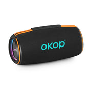 Portable Bluetooth Speaker with Heavy Bass and Colorful Lights