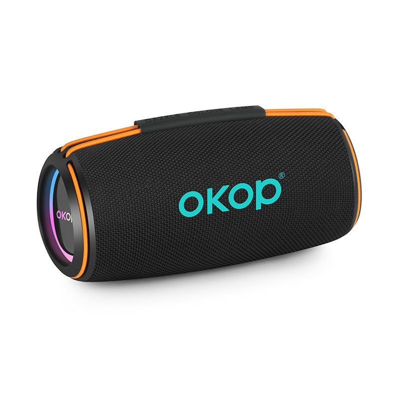 Portable Bluetooth Speaker with Heavy Bass and Colorful Lights