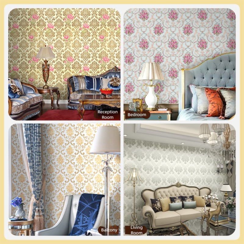 Easy Peel Floral Wall Stickers, Waterproof & Oil-Resistant