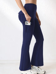 High-Waisted Workwear Gym Leggings with Pockets