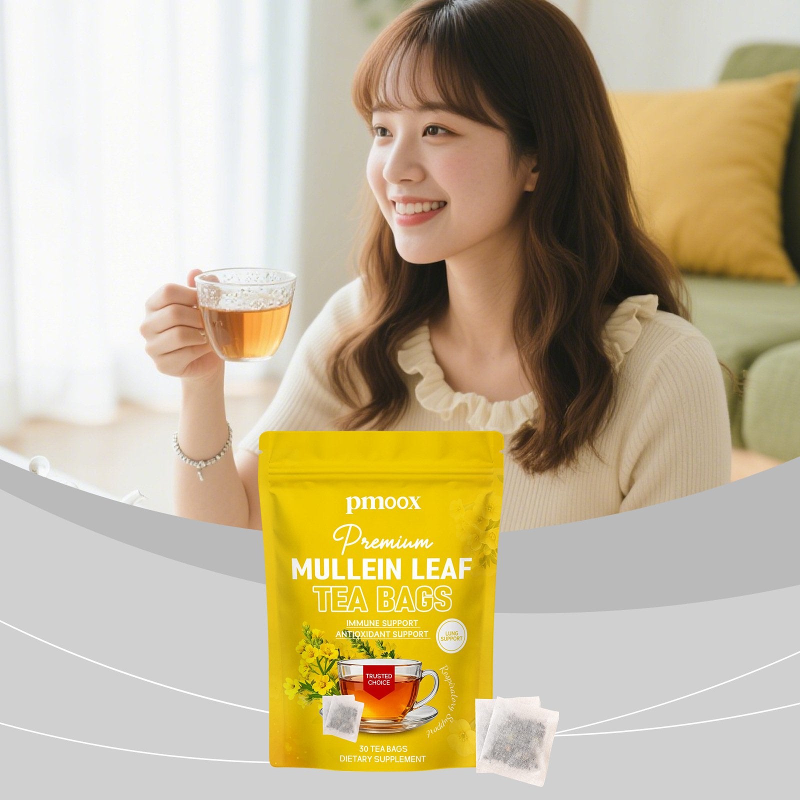 Gentle Daily Moisturizing Tea Bags for Body Care