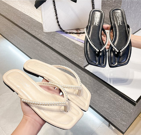 Summer Beach Slippers - Comfortable Flat Sandals