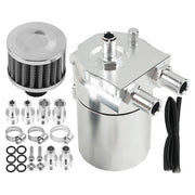 Universal Oil Catch Can Kit - Protects Engine Performance & Extends Life