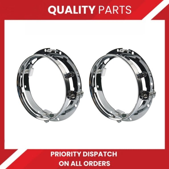 7-Inch Harley-Davidson Headlight Mounting Bracket, 2PCS, Waterproof, Stainless Steel