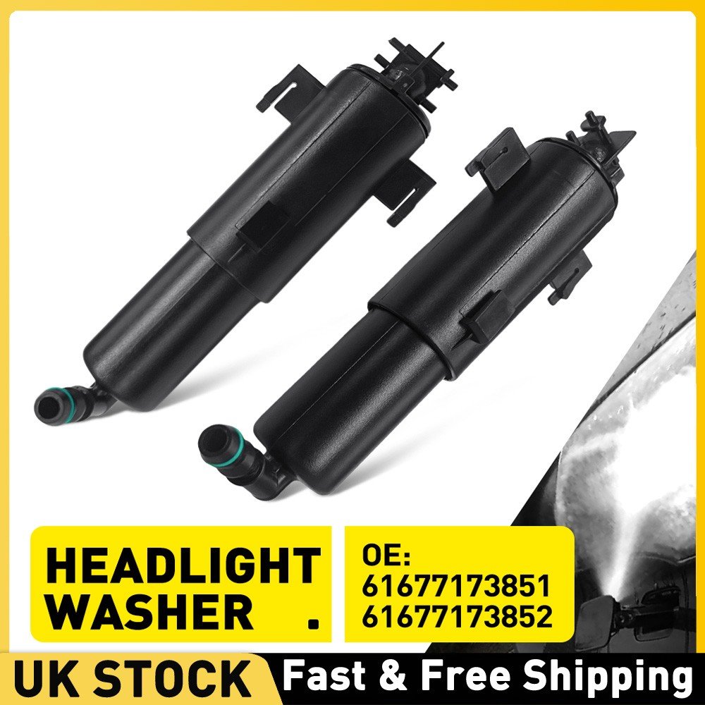 BMW X5 E70 Front Headlight Washer Nozzle Set (Left & Right)
