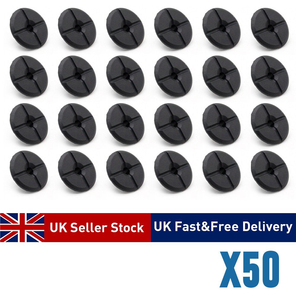 Mercedes Benz Wheel Arch Trim Panel Splash Guard Nuts - 50 Pack
