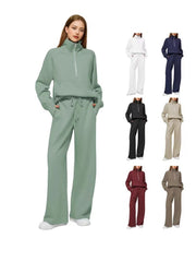 European-Style 2-Piece Casual Set for Women