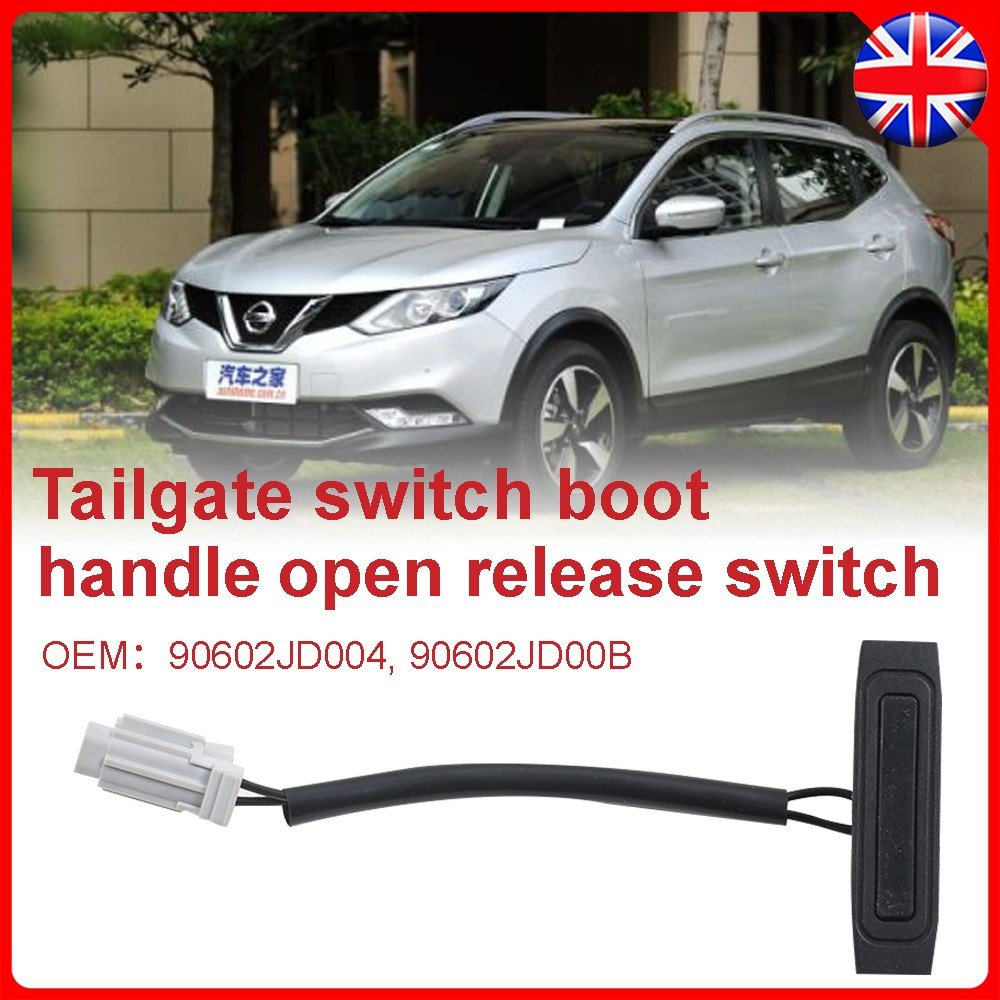 Nissan Qashqai Tailgate Boot Release Switch 2006-2014