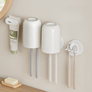 Wall Mounted Toothbrush Holder for Bathroom Storage