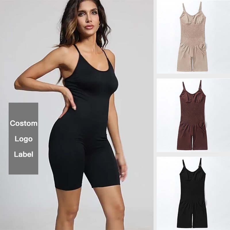 Sexy Open-Back Corset Belly-Tucking Sling