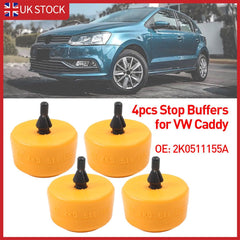 4x Rear Bump Stop Leaf Spring for VW Caddy MK3 & MK4 Models