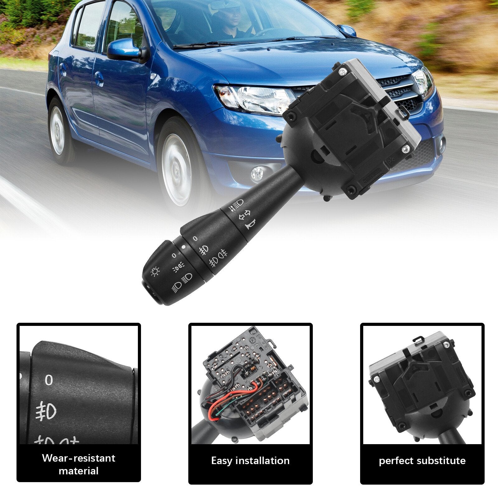 Replace Indicator Light Stalk for Dacia Duster, Sandero, Logan II