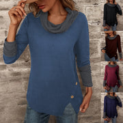 Spring Autumn Women's Half Turtleneck Knitwear