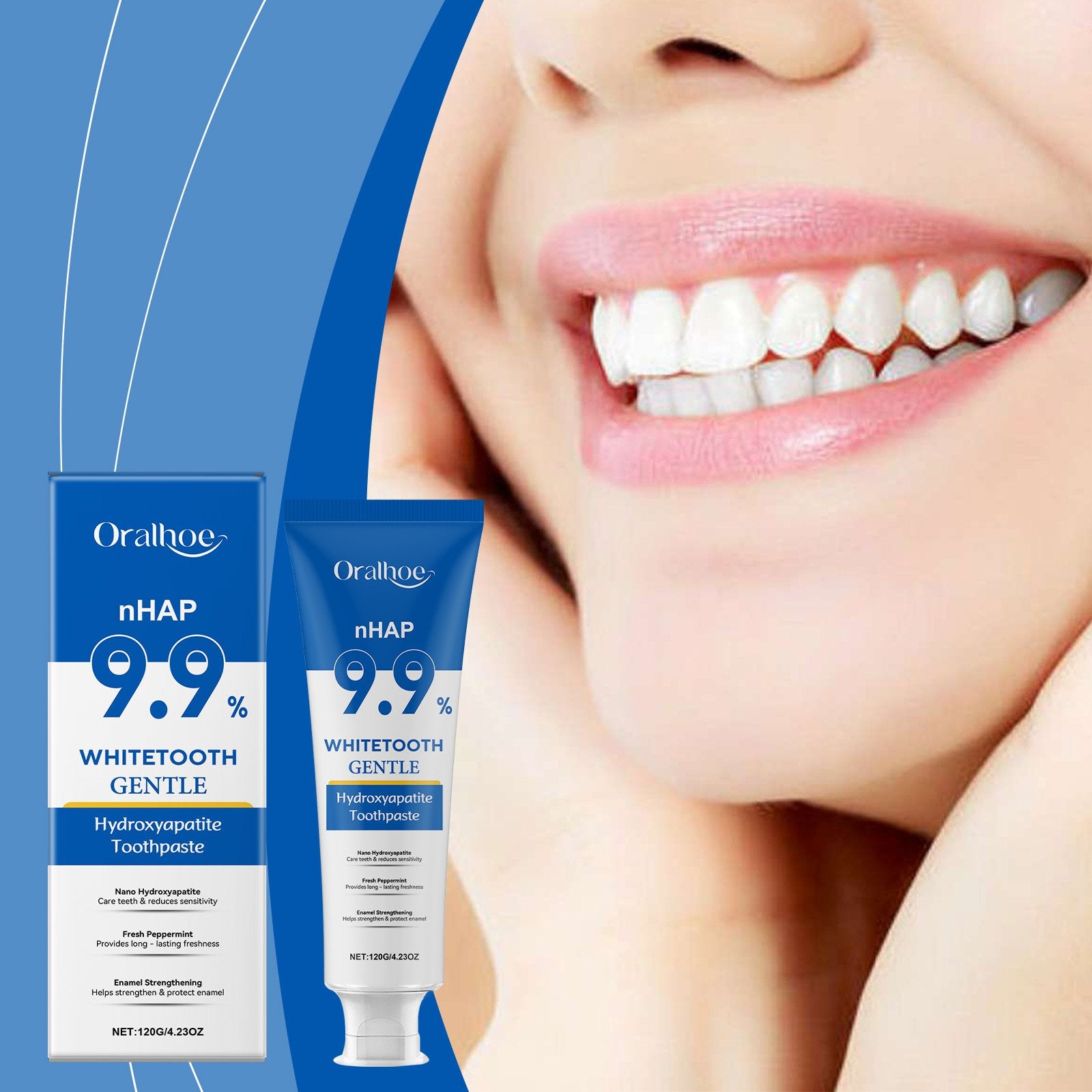 Minty Fresh Toothpaste for Whitening and Enamel Protection