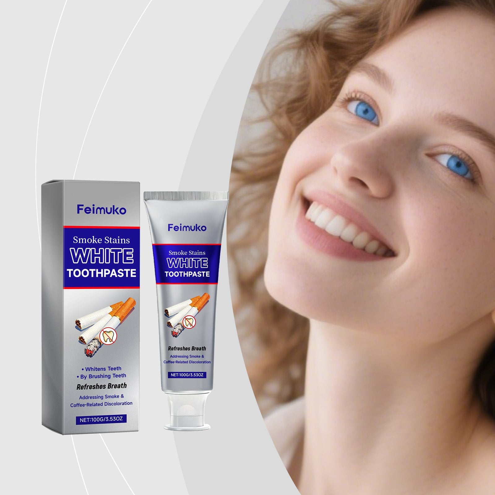 Fresh Breath Whitening Toothpaste, 1.00g x 1 Box