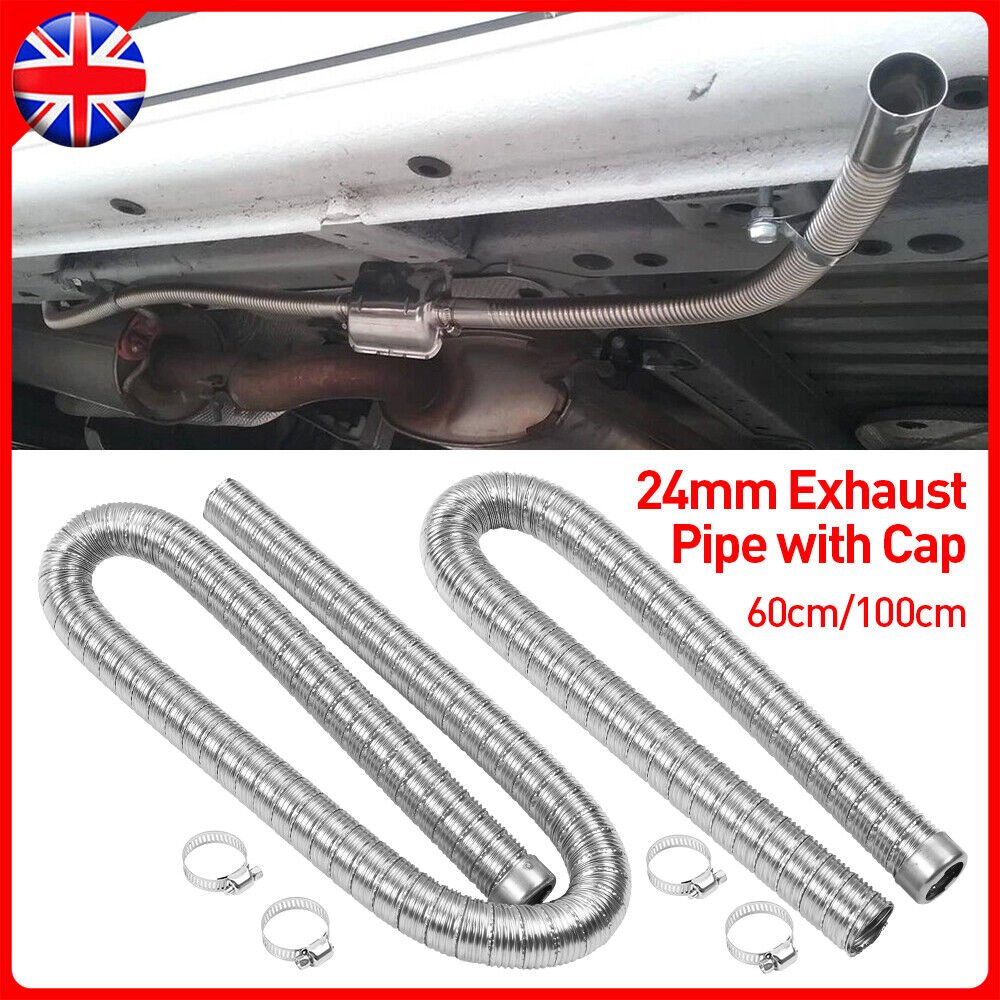 24mm Diesel Air Heater Exhaust Pipe with Stainless Steel End Cap