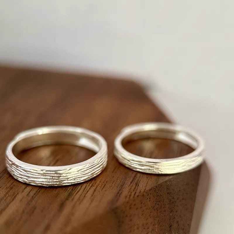 Silver Couple Rings