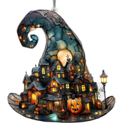 Whimsical Ghost Ornament for Halloween Decor