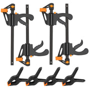 8-Piece Clamp Set for Woodworking & DIY Projects