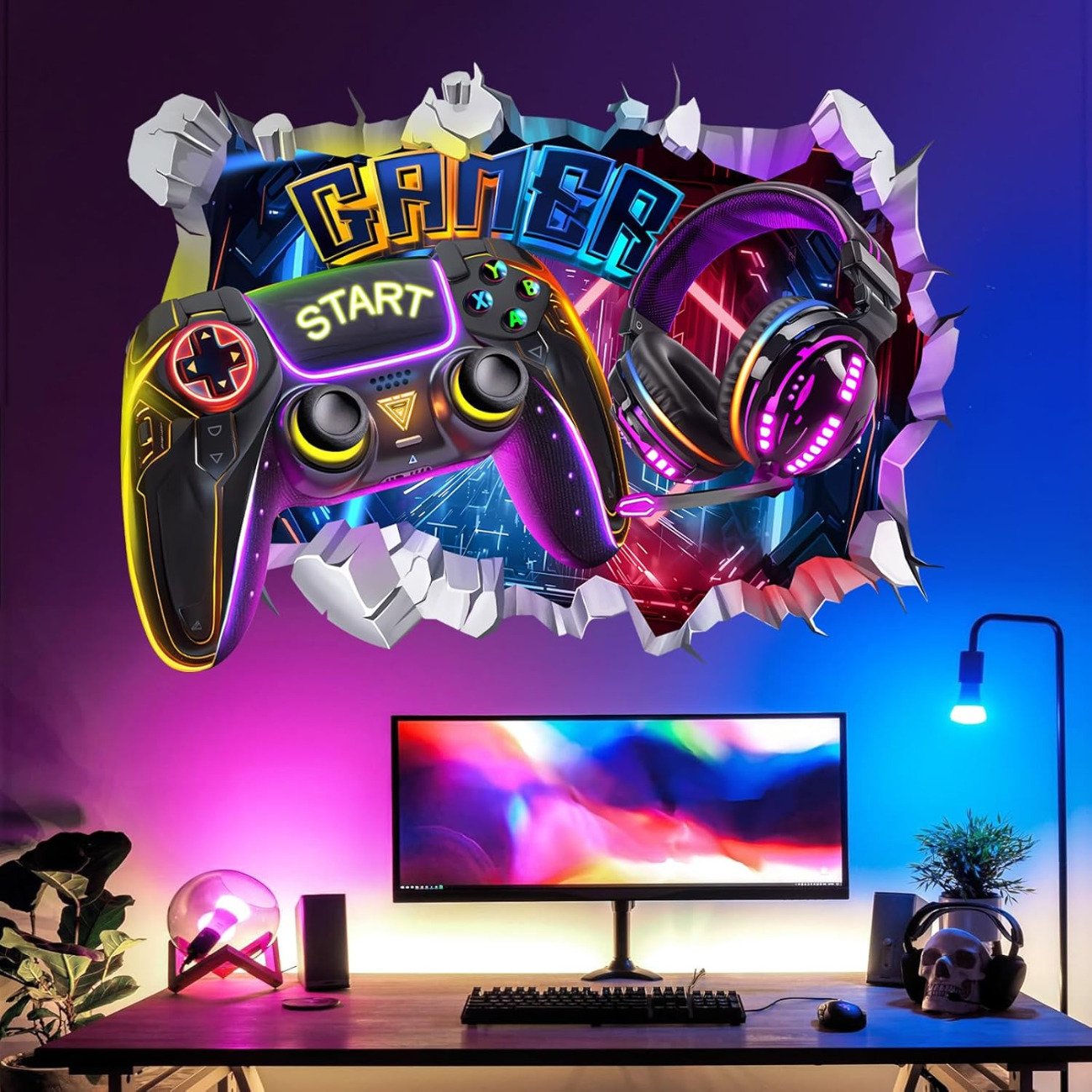 Gaming Decor Stickers