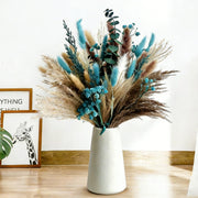 Blue Pampas Grass Decor