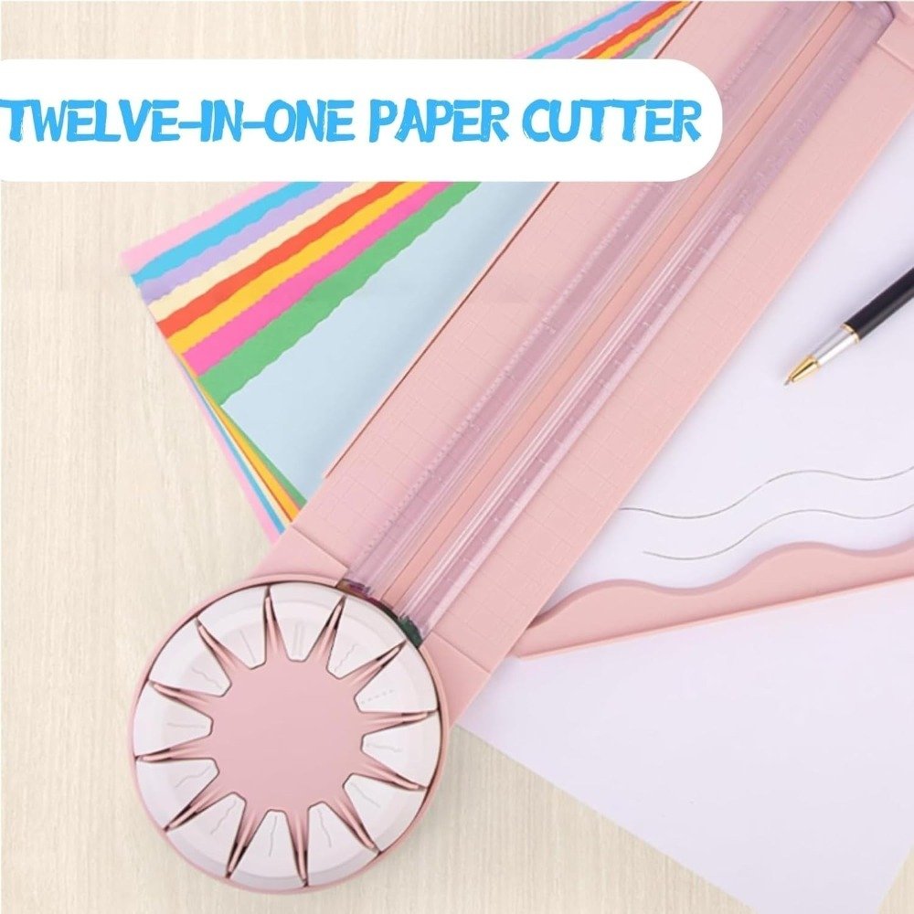 12-in-1 Multifunctional Paper Cutter for Crafts & Scrapbooking