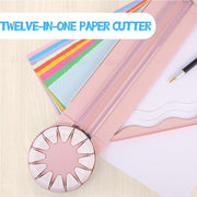 12-in-1 Multifunctional Paper Cutter for Crafts & Scrapbooking