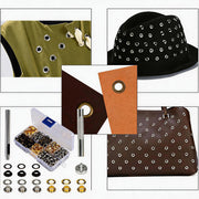 Complete Eyelet Kit - 100 Metal Eyelets with Installation Tool
