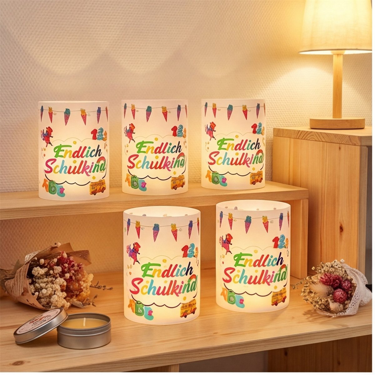 12-Piece Colorful Party Table Decor Set