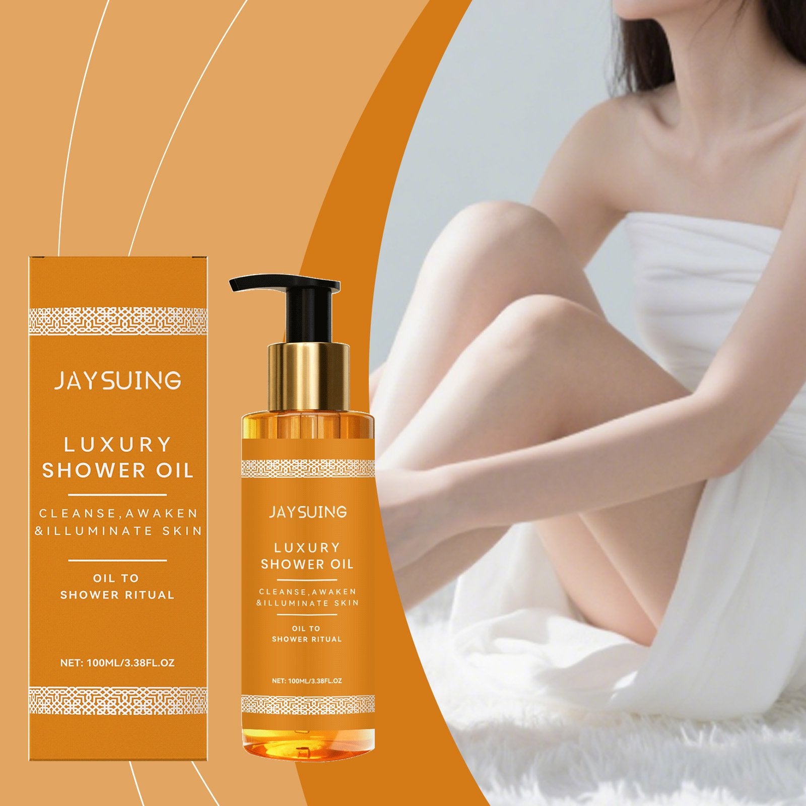 Gentle Body Bath Oil for Relaxing Baths