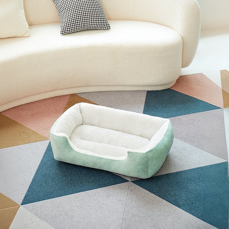 Cozy Square Cat Bed for Comfortable Rest
