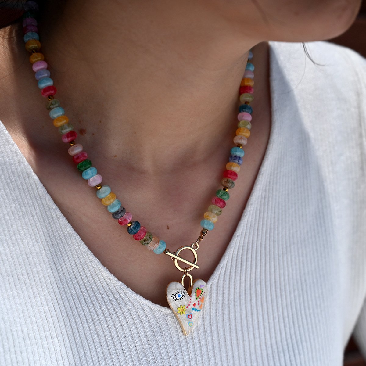 Retro Crystal Necklace