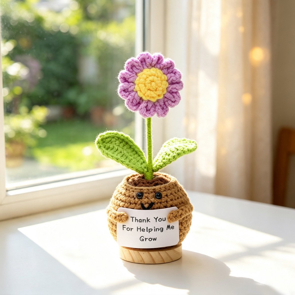 Smile Face Flower Decor