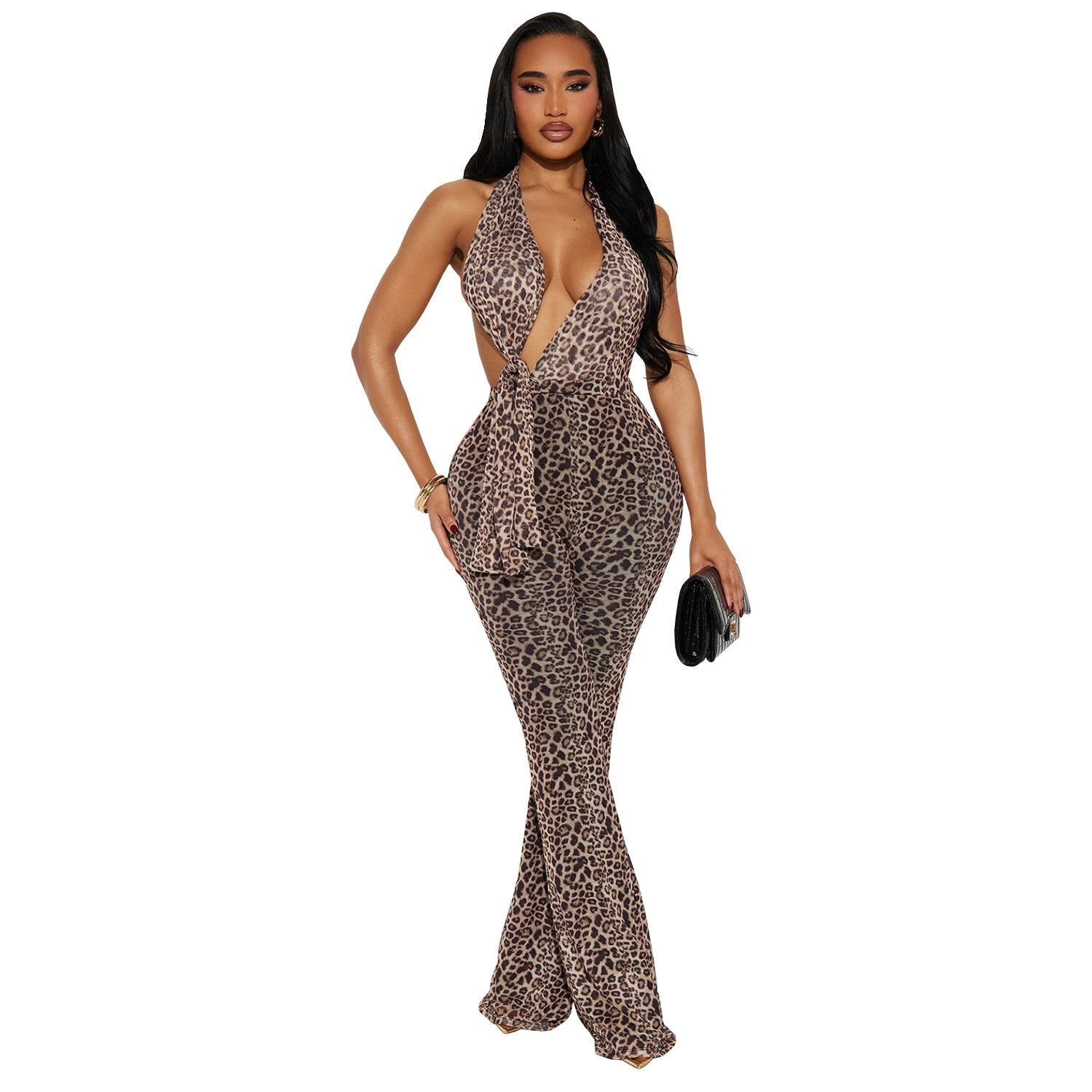 Sexy Leopard Jumpsuit