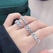 High-End Women's Adjustable Butterfly Ring