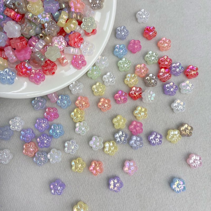 Sparkly Flower Beads