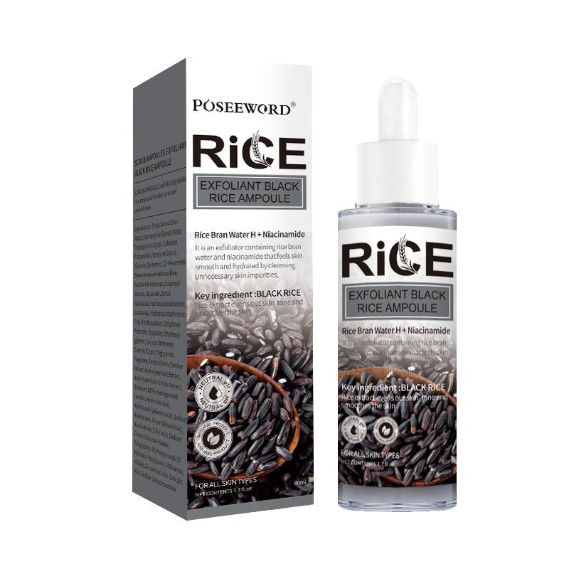 Black Rice Exfoliating Essence for Brighter Skin