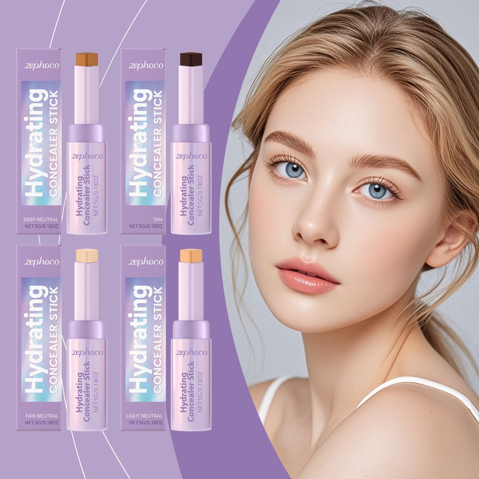 Gentle Contour Concealer Stick for Smooth Complexions