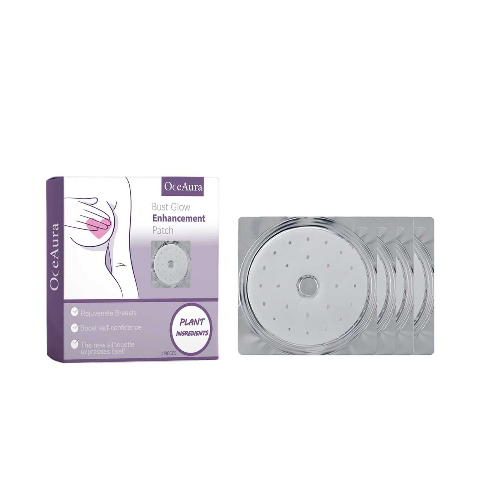 Moisturizing Breast Care Patches for Skin Revitalization