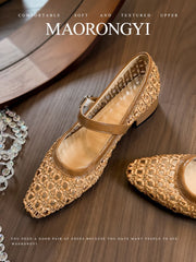 Summer Square Toe Sandals for Women