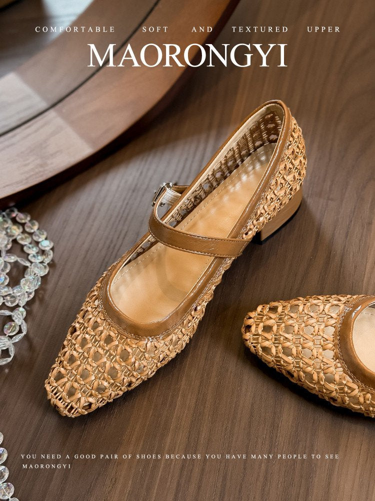 Summer Square Toe Sandals for Women