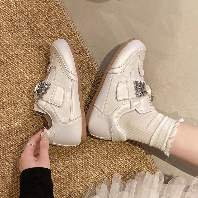 Women's Rhinestone Sneakers - Comfortable Casual Shoes